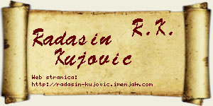 Radašin Kujović vizit kartica